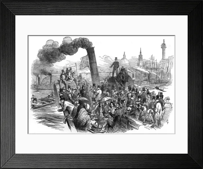 Framed Print : Thames River Steamer Framed Print : Thames River Steamer