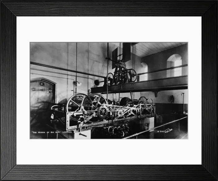 Framed Print : The works of Big Ben, Palace of Westminster, London Framed Print : The works of Big Ben, Palace of Westminster, London