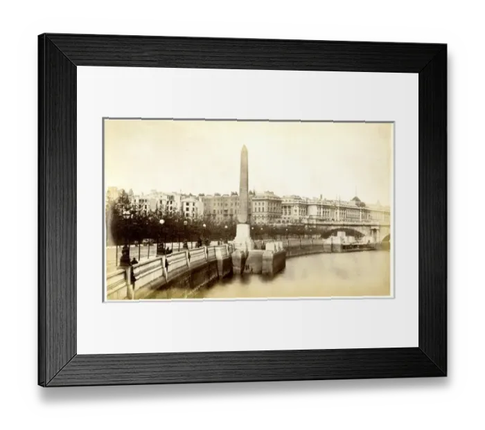 Framed Print : Thames Embankment and Cleopatras Needle, London Framed Print : Thames Embankment and Cleopatras Needle, London