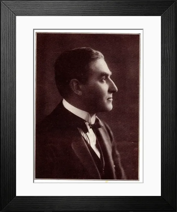 Framed Print : Louis Meyer, theatre manager Framed Print : Louis Meyer, theatre manager