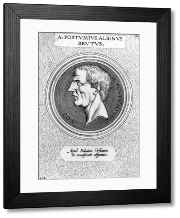 Framed Print : A Postumius Albinus Framed Print : A Postumius Albinus