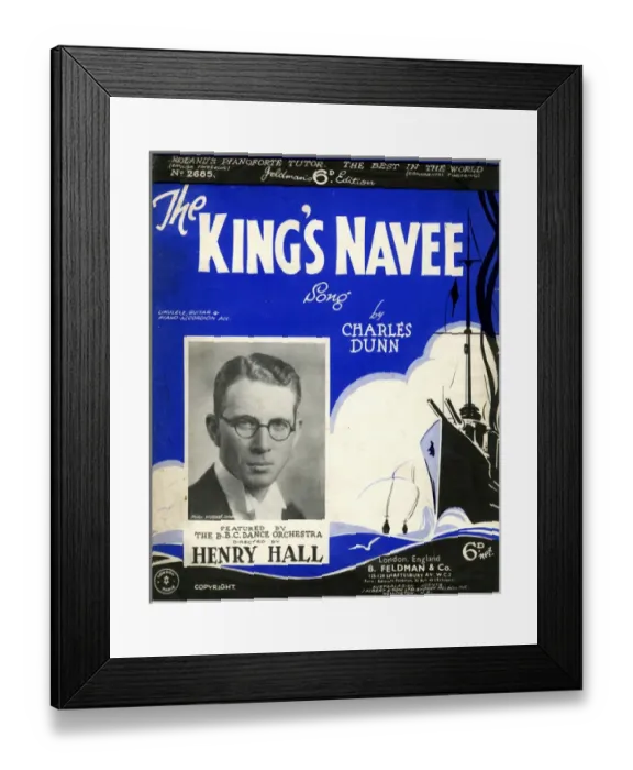 Framed Print : Music cover, The Kings Navee Framed Print : Music cover, The Kings Navee