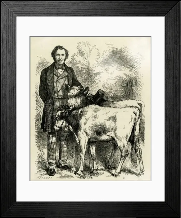 Framed Print : John Ruskin (Judy) Framed Print : John Ruskin (Judy)