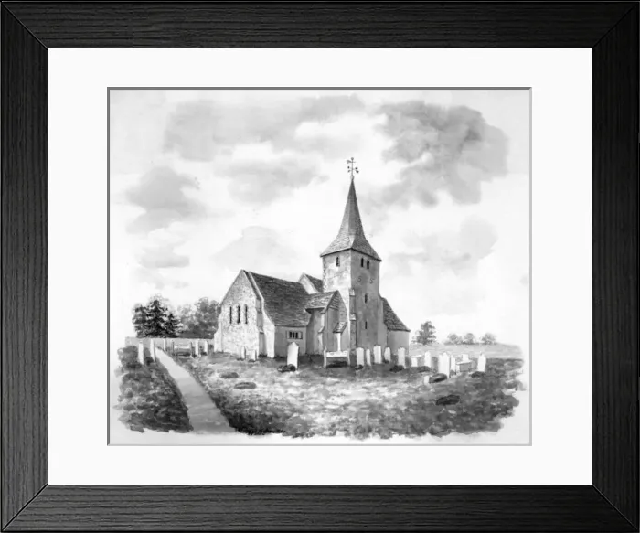 Framed Print : Churches / Chelsfield / 1841 Framed Print : Churches / Chelsfield / 1841
