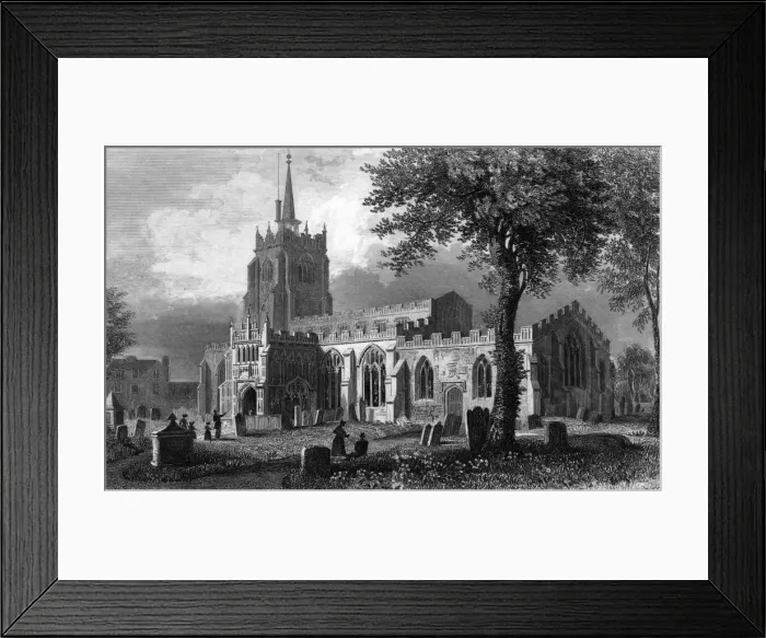 Framed Print : Churches / Chelmsford / 1830 Framed Print : Churches / Chelmsford / 1830