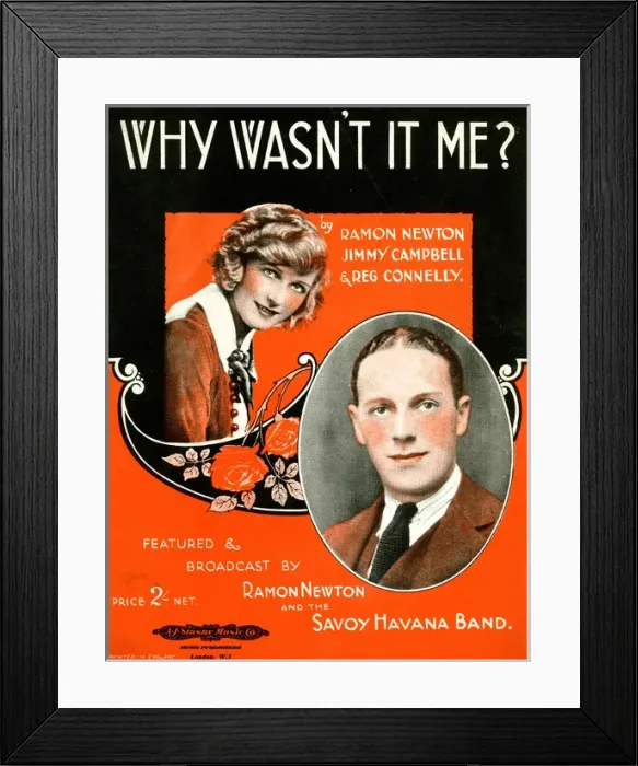 Framed Print : Music cover, Why Wasn t It Me? Framed Print : Music cover, Why Wasn t It Me?