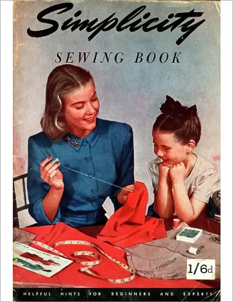 Cover design, Simplicity Sewing Book