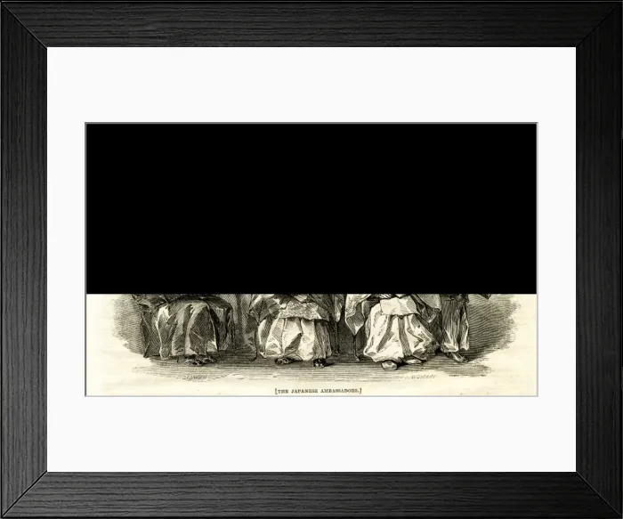 Framed Print : The Japanese Ambassadors Framed Print : The Japanese Ambassadors