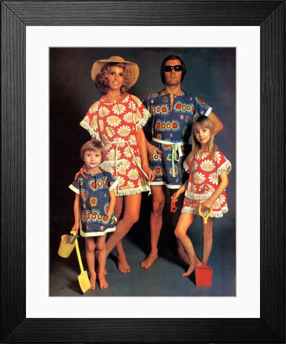 Framed Print : Family fashion in The Dressmaker magazine Framed Print : Family fashion in The Dressmaker magazine