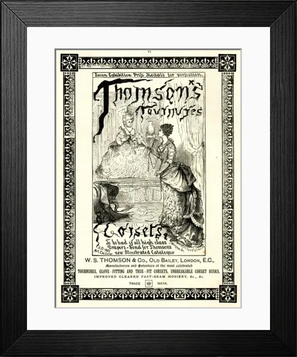 Framed Print : Advertisement, Thomsons Costumes Framed Print : Advertisement, Thomsons Costumes