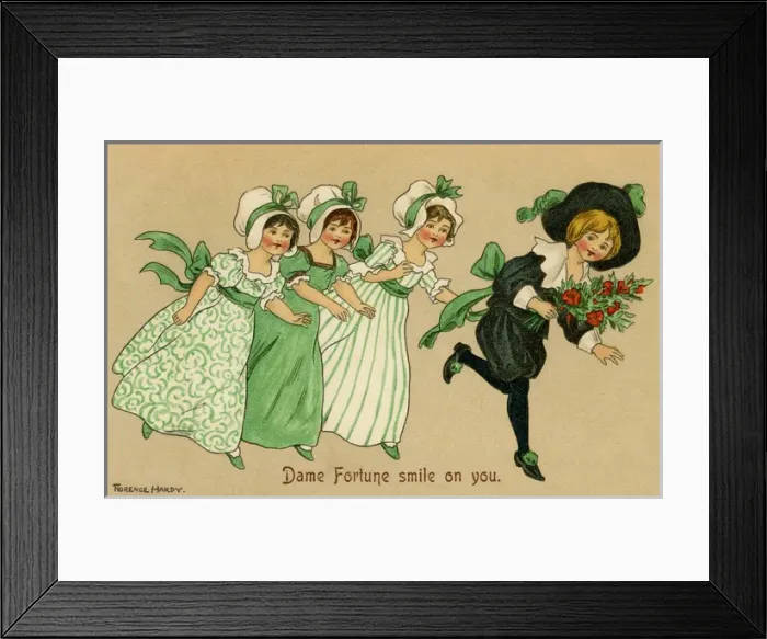 Framed Print : Dame Fortune smile on you Framed Print : Dame Fortune smile on you