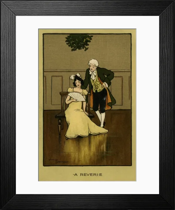 Framed Print : A reverie. A play on words. A couple in contemplative mood Framed Print : A reverie. A play on words. A couple in contemplative mood