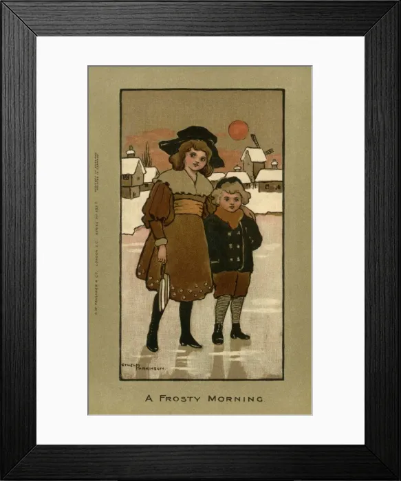 Framed Print : A frosty morning Framed Print : A frosty morning