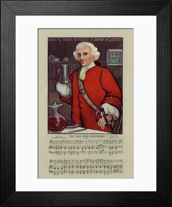 Framed Print : The True Born Englishman Framed Print : The True Born Englishman