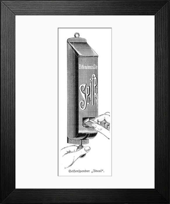 Framed Print : Washing / Equip / Soap Disp Framed Print : Washing / Equip / Soap Disp