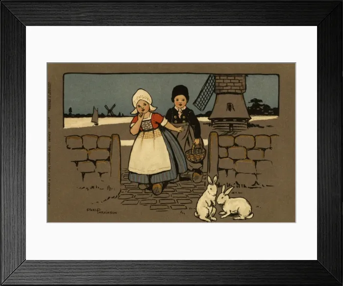 Framed Print : Dutch children Framed Print : Dutch children