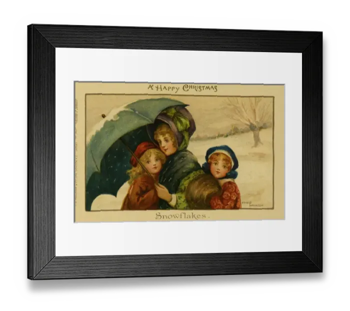 Framed Print : Snowflakes Framed Print : Snowflakes