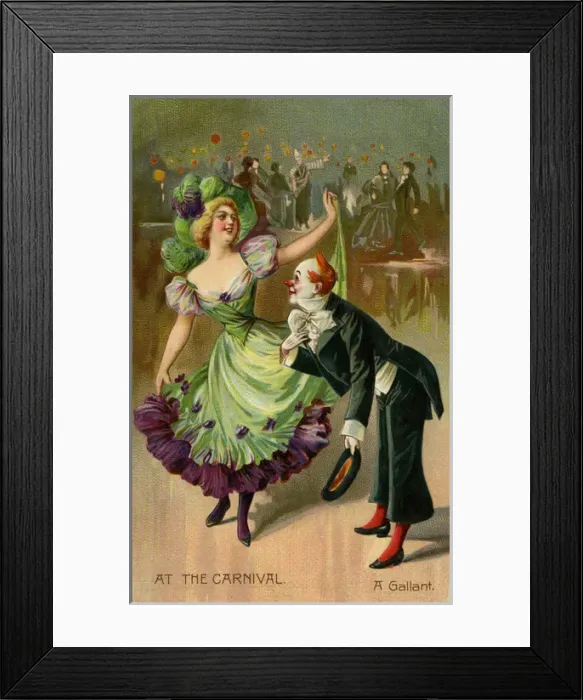 Framed Print : A gallant at the carnival Framed Print : A gallant at the carnival