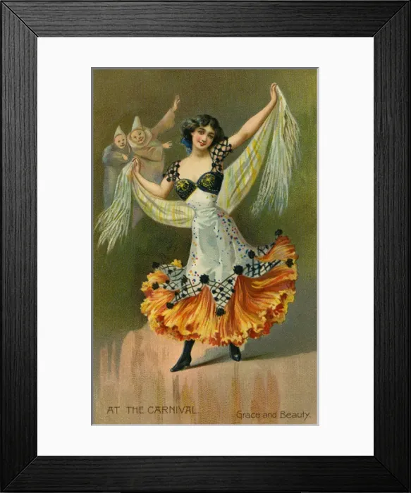 Framed Print : Grace & beauty at the carnival Framed Print : Grace & beauty at the carnival