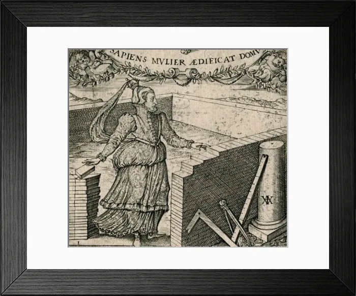Framed Print : Joan of Navarre / Anon Eng Framed Print : Joan of Navarre / Anon Eng