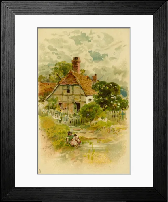 Framed Print : Rustic cottage Framed Print : Rustic cottage