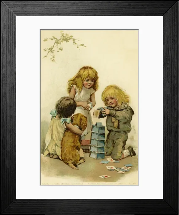 Framed Print : House of cards Framed Print : House of cards