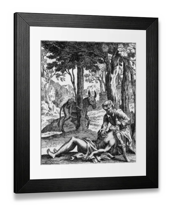 Framed Print : Parable / Good Samaritan Framed Print : Parable / Good Samaritan