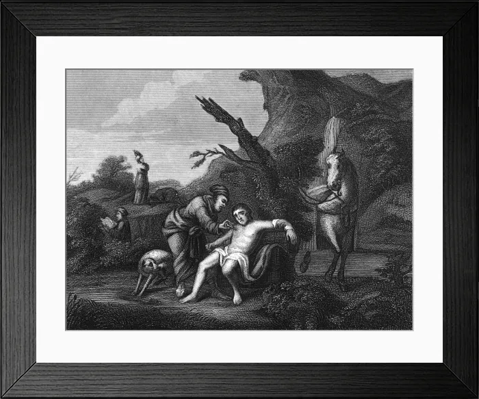 Framed Print : Parable / Good Samaritan Framed Print : Parable / Good Samaritan