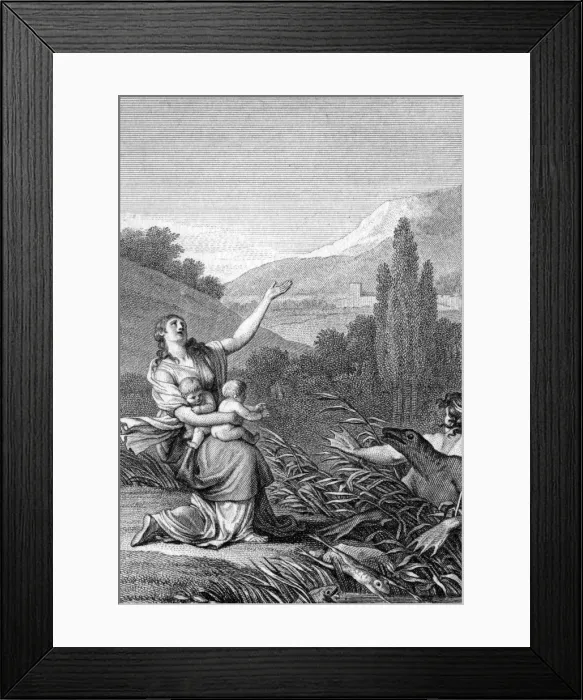 Framed Print : Leto and the Frogs Framed Print : Leto and the Frogs