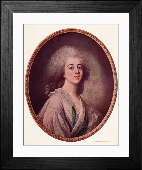 Framed Print : Jeane Becu, Comtesse du Barry Framed Print : Jeane Becu, Comtesse du Barry