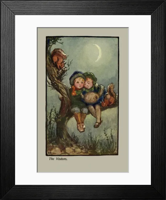 Framed Print : The visitors Framed Print : The visitors