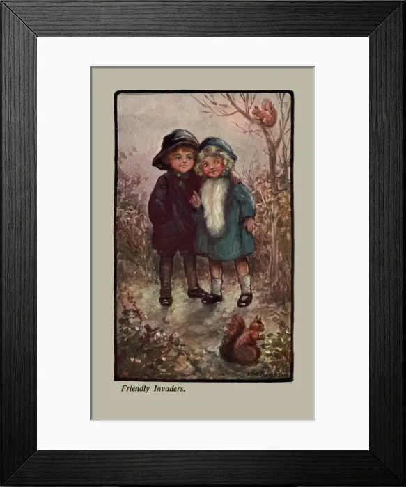 Framed Print : Friendly invaders Framed Print : Friendly invaders