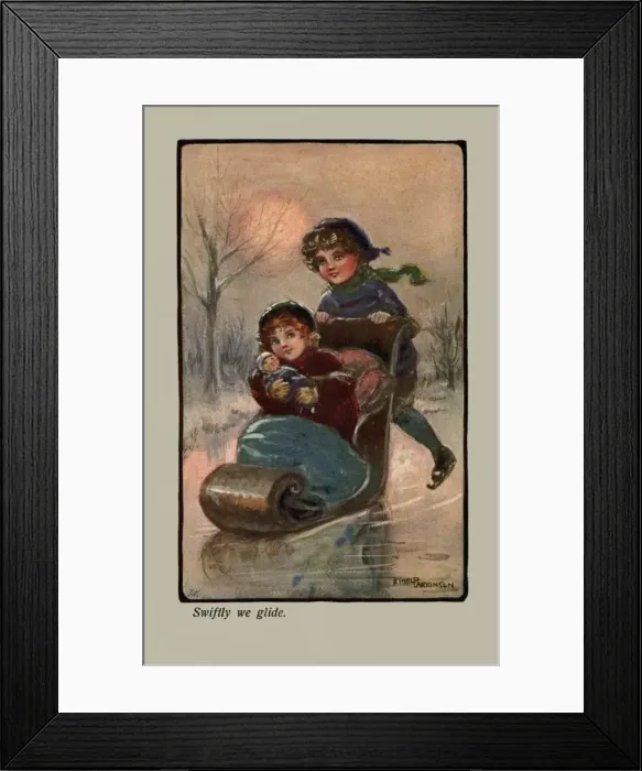Framed Print : Swiftly we glide Framed Print : Swiftly we glide