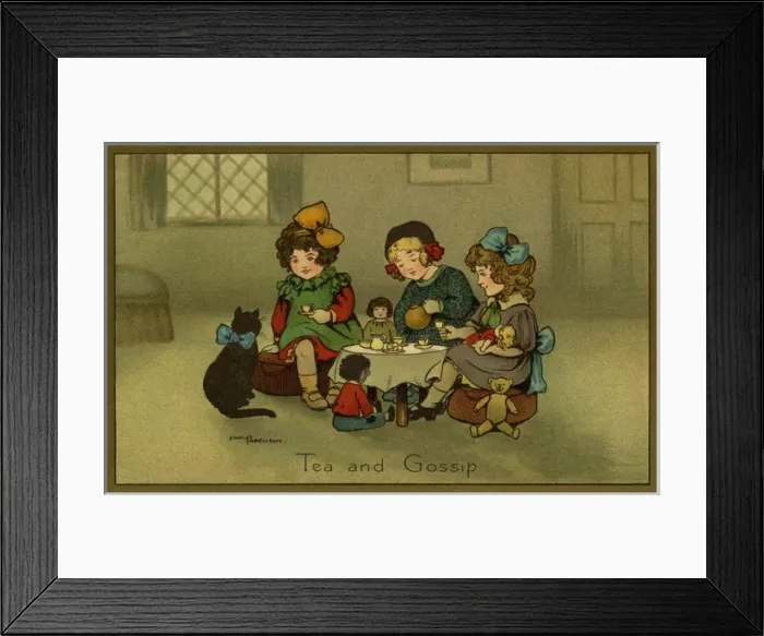 Framed Print : Tea and gossip Framed Print : Tea and gossip
