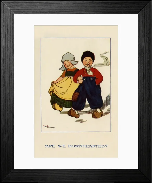 Framed Print : Are we downhearted? Framed Print : Are we downhearted?