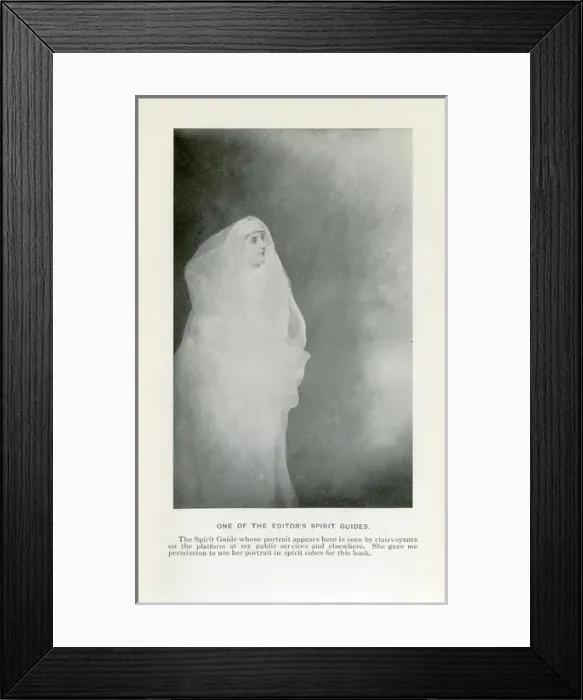 Framed Print : Female Spirit in shroud Framed Print : Female Spirit in shroud