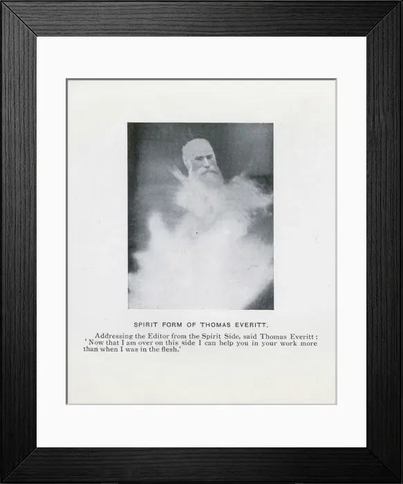 Framed Print : Spirit form of Thomas Everitt Framed Print : Spirit form of Thomas Everitt