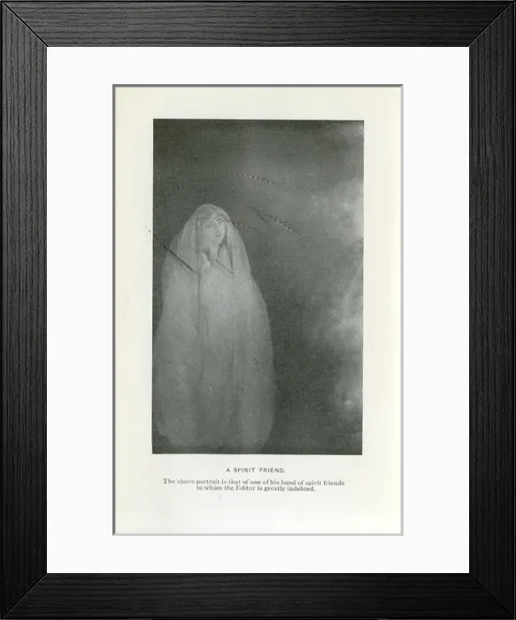 Framed Print : Female Spirit in shroud Framed Print : Female Spirit in shroud
