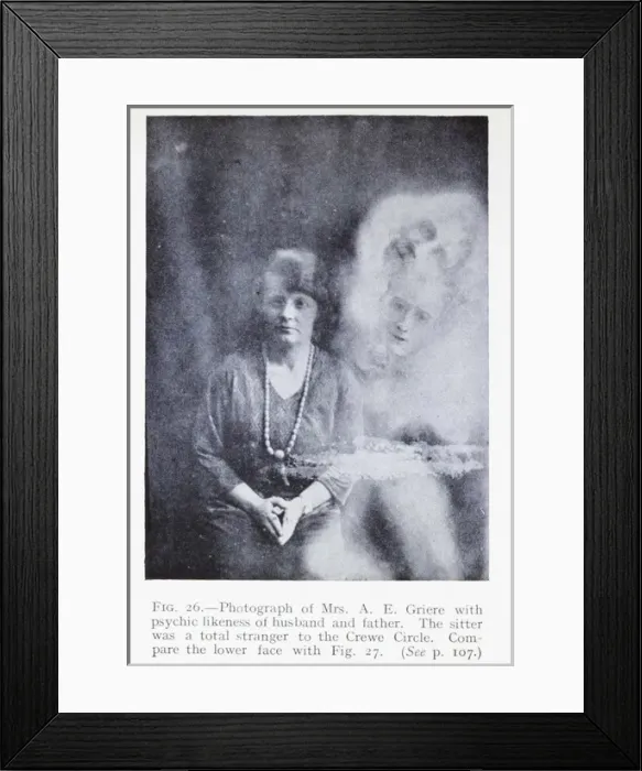 Framed Print : Spirit in ectoplasmic bag Framed Print : Spirit in ectoplasmic bag