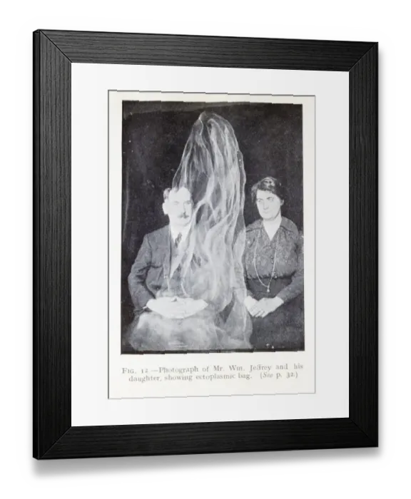 Framed Print : Spirit head above people Framed Print : Spirit head above people