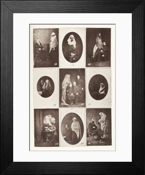 Framed Print : Victorian Families with Spirits Framed Print : Victorian Families with Spirits
