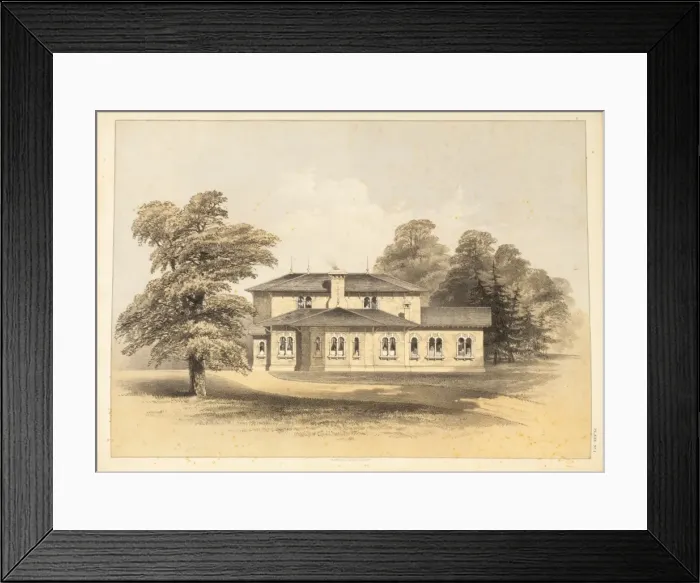 Framed Print : Stewards House, Home Park, Windsor: elevation Framed Print : Stewards House, Home Park, Windsor: elevation