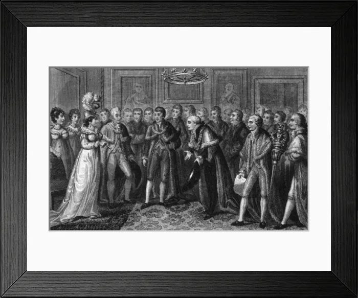 Framed Print : Caroline & Corp. 1820 Framed Print : Caroline & Corp. 1820