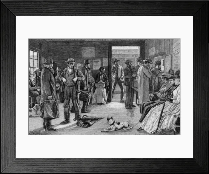 Framed Print : In a Waiting Room Framed Print : In a Waiting Room