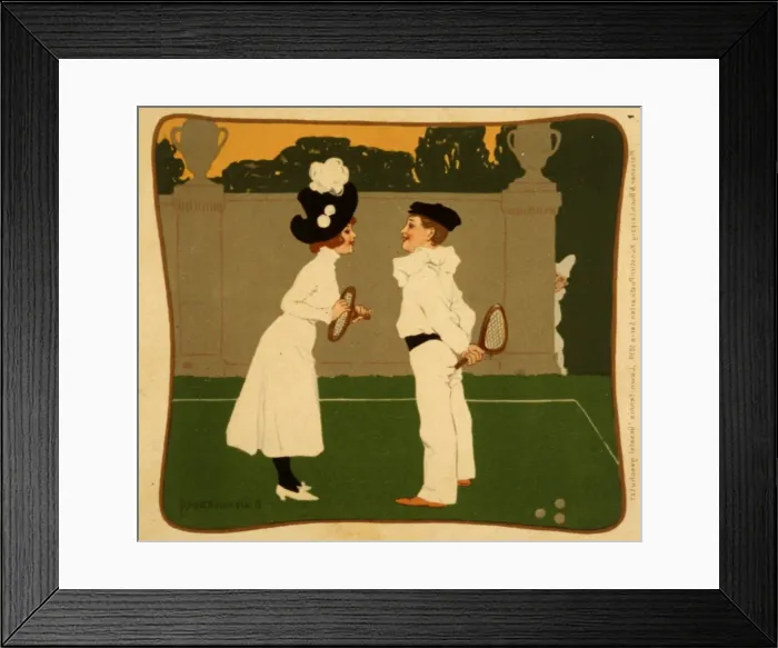 Framed Print : Tennis : Love Game Framed Print : Tennis : Love Game