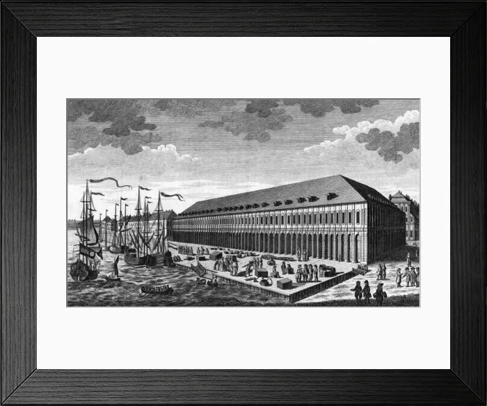Framed Print : Russian Warehouses Framed Print : Russian Warehouses