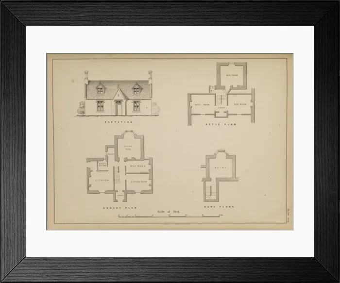 Framed Print : Shooting Lodge at Inverness Framed Print : Shooting Lodge at Inverness