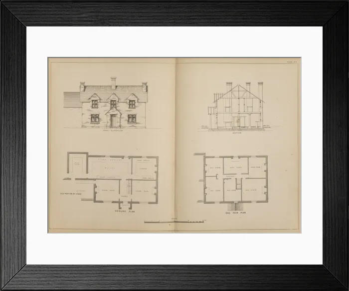 Framed Print : Dairy Farm on Lancashire Estate Framed Print : Dairy Farm on Lancashire Estate