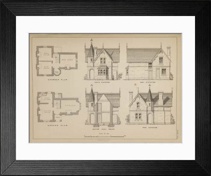 Framed Print : Lodge at Thames Ditton Framed Print : Lodge at Thames Ditton