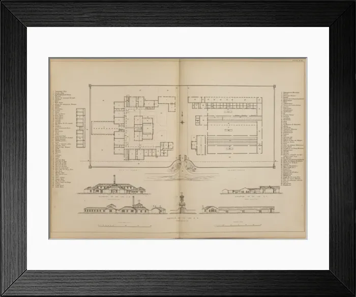Framed Print : Agricultural Establishment Framed Print : Agricultural Establishment